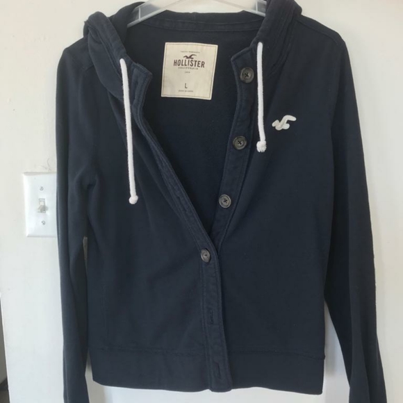 Hollister Hoody(Navy blue ) - Picture 1 of 6